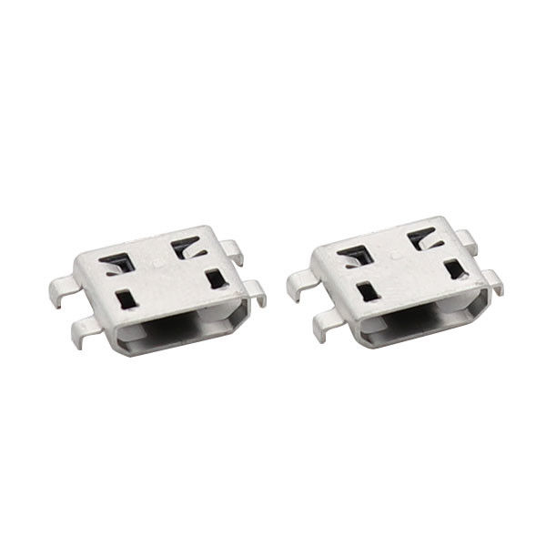 Berg USB-Verbindungsstück 0.8mm der Mikro-Flanschdose-5P tauchen mittleres vier Fuß sinkende Art ein