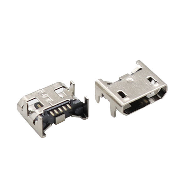 UL94V-0 Mikro-USB Verbindungsstücke 5 Stift FeMännlich Steckdose Legs Inserting Seat Jack Plate