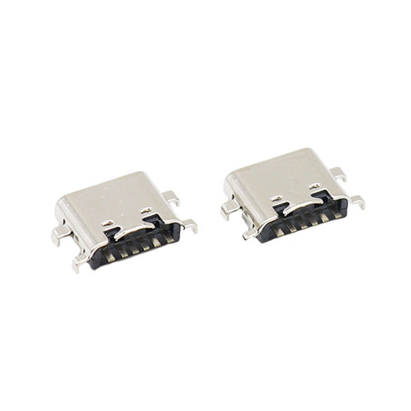 Art sinkende Platten-Frau 6 Stift USB c-Verbindungsstück-Sockel PWBs 0.8MM 3.1mm