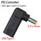 USB Typ C Buchse auf DC 5525 Stecker Konverter PD Decoy Spoof Trigger Plug Jack